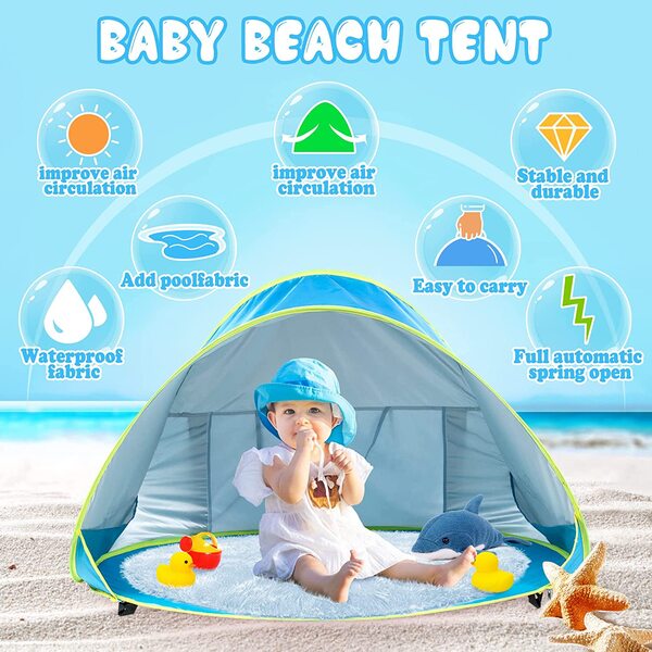 Babytent – Otroški šotor za plažo slider