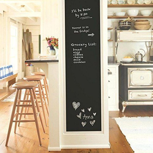 Chalkboard sticker – Črna stenska nalepka piši-briši slider
