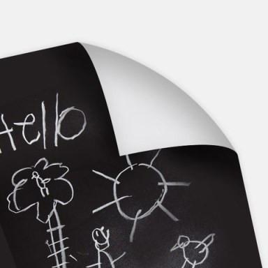 Chalkboard sticker – Črna stenska nalepka piši-briši slider